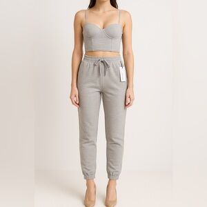 NWT Haute Monde Gray 2-Piece Lounge Set – Size Large